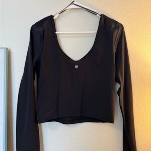 Lululemon Align Black Long Sleeve Top